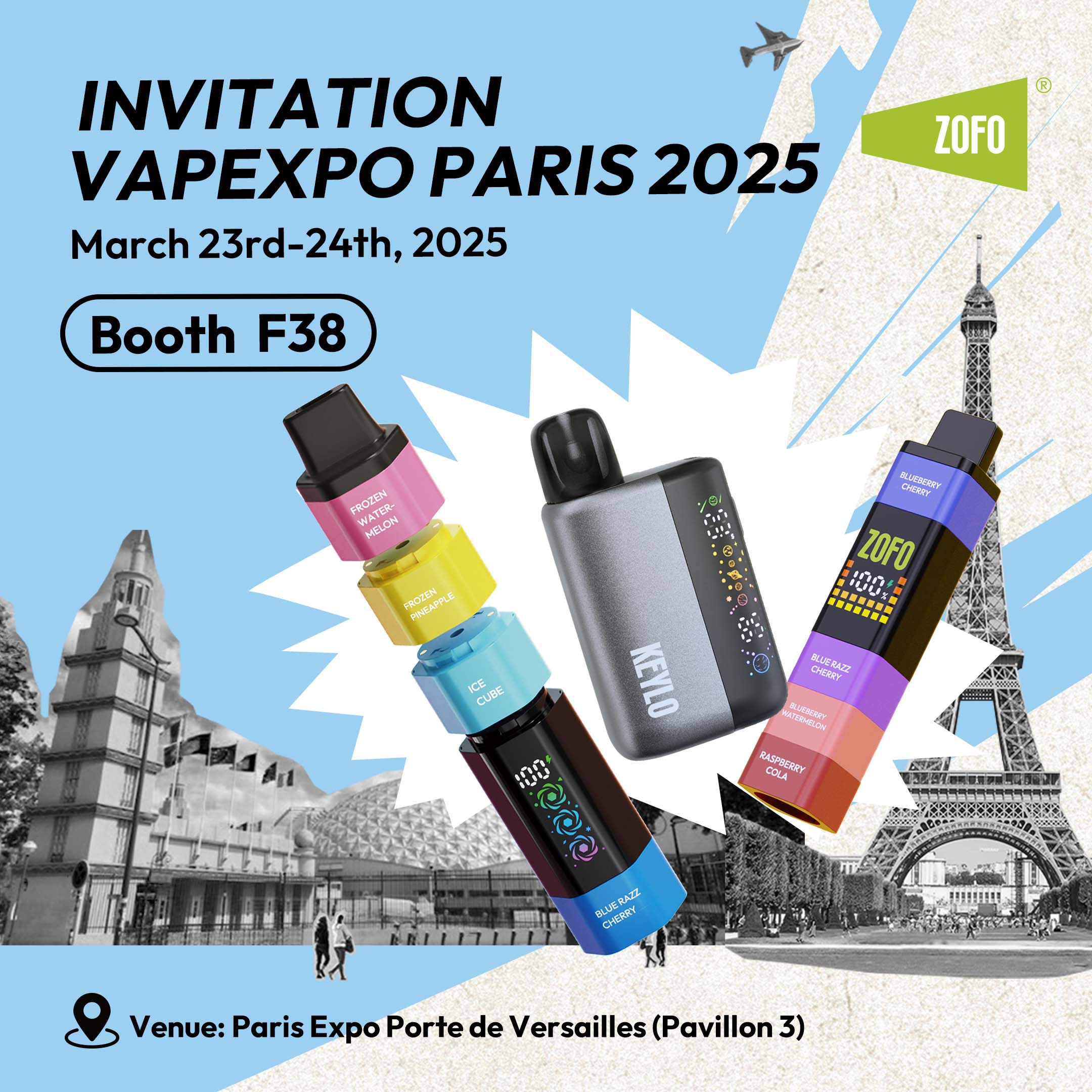 Catch ZOFO at VAPEXPO Paris 2025! Catch ZOFO at VAPEXPO Paris 2025!