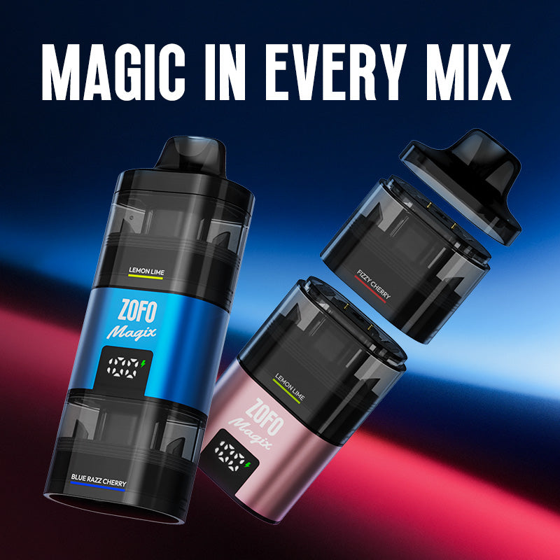 Introducing the Magix: World’s First 2 + 10 mL Vape with Flavor Mixing