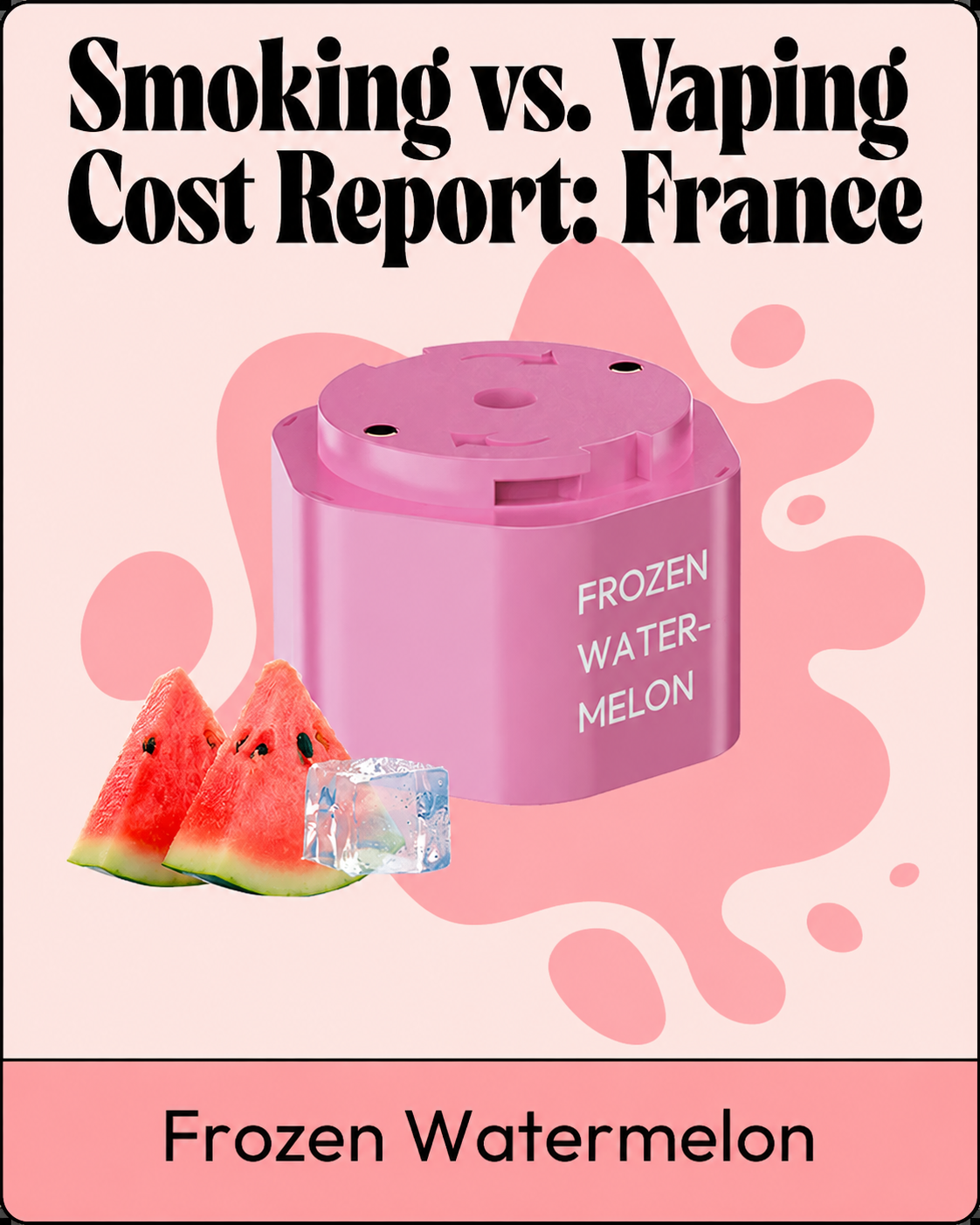 Smoking vs. Vaping Cost Report: France