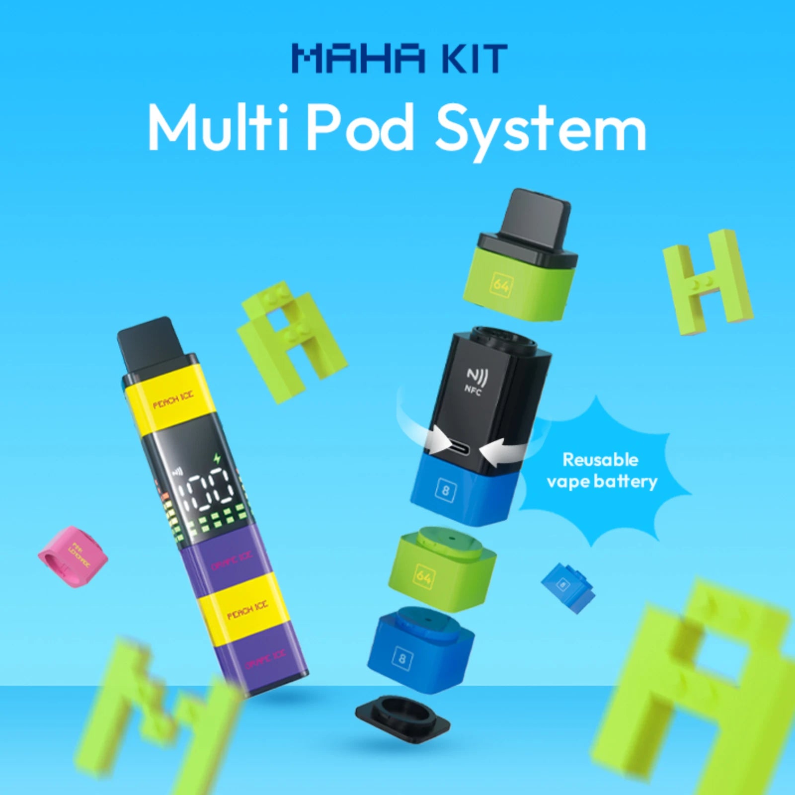 multi vapes VOOM 5MULTI 3000 — VOOM