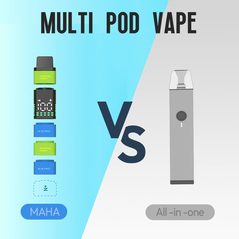 Comparison of the Multi-Pod Vape and Traditional Disposable Vape ZOFO Comparison of the Multi-Pod Vape and Traditional Disposable Vape ZOFO