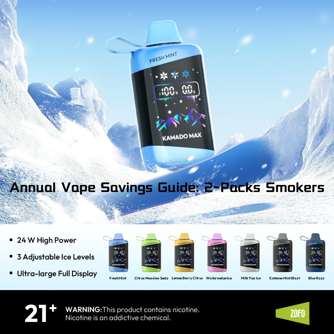 Annual Vape Savings Guide: 2-Packs Smokers