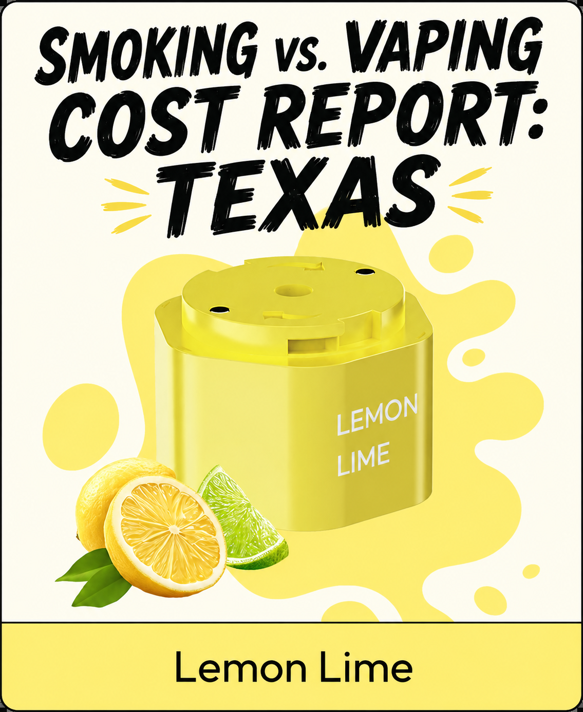 Smoking vs. Vaping Cost Report: Texas